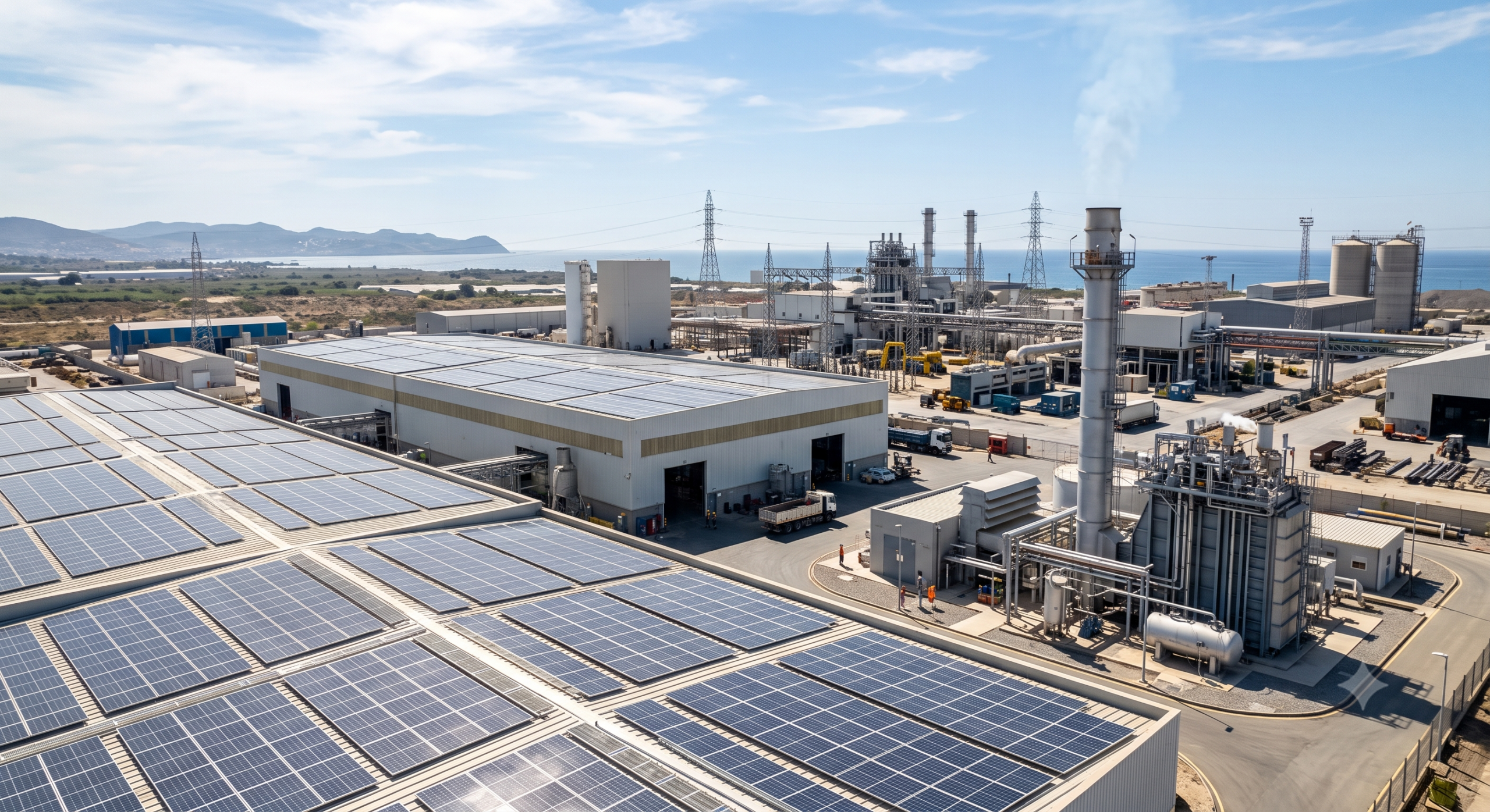Energía Híbrida: Solar + Gas Natural para un Futuro Industrial Continuo